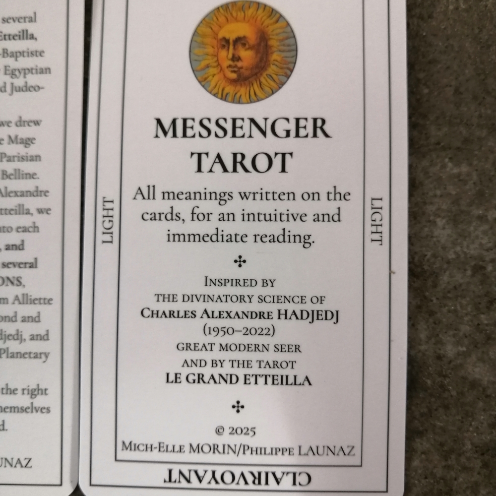 MESSENGER TAROT DECK - The Cards That Speaks ~Intuitive Reading